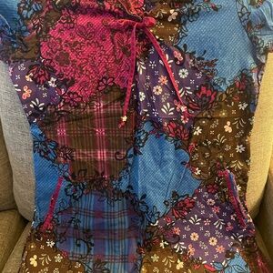 Koi Women's Multicolor Floral Scrub Top